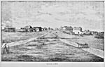 Gravure sur bois : Winnipeg en 1871