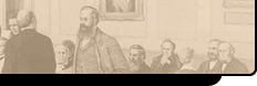 Graphical element: Faded painting of Fathers of Confederation