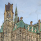 The West Block is one of the three Parliament Hill buildings that form a national historic site, along with the East Block and Centre Block.