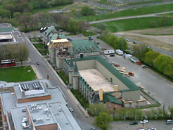 Overall view after the fire and protection (2009) - © Public Works and Government Services Canada