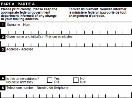 This image is a screen capture of Part A of the Denmark enrolment form