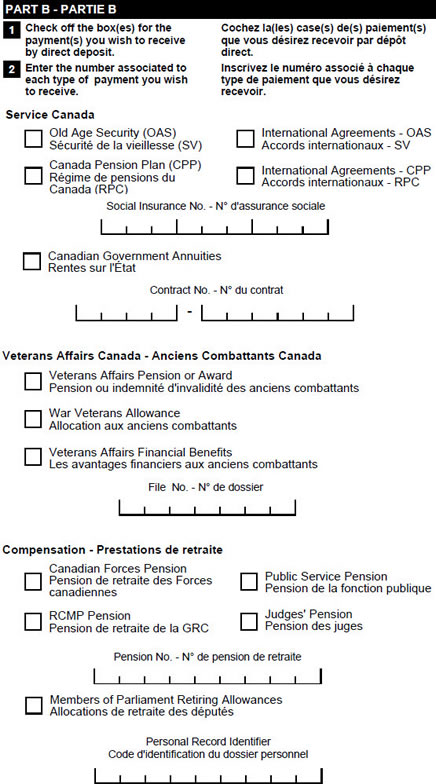 This image is a screen capture of Part B of the Denmark enrolment form