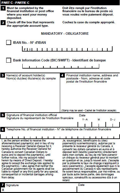 This image is a screen capture of Part C of the Finland enrolment form
