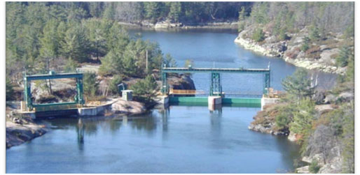 Complexe des barrages de la rivire des Franais - barrage Big Chaudire