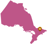map of Ontario region