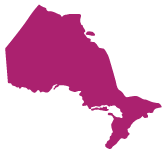 Carte de la région de l'Ontario
