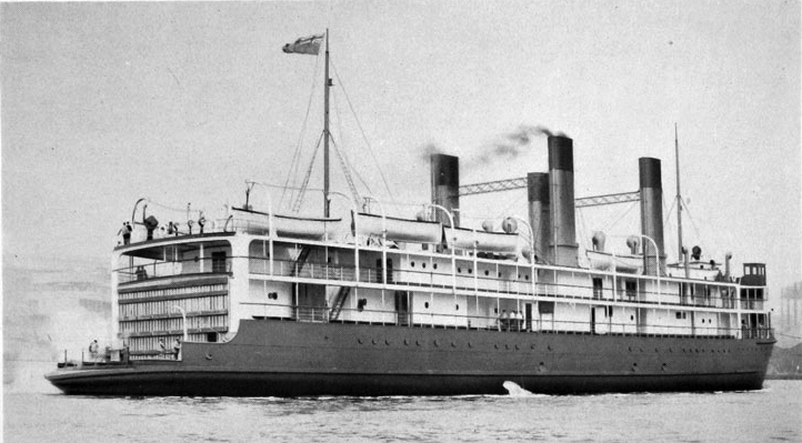 Historical photo of the Prince Edward Island train ferry