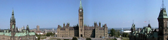Vue de la colline du Parlement