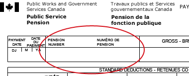 Deductions from your pension cheque - Descrliption below.