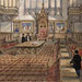 Aquarelle exécutée à l'aide d'une peinture à pigment métallique en or, montrant une proposition de décoration pour la salle du Sénat des premiers édifices du Parlement, de Augustus Laver, vers 1865