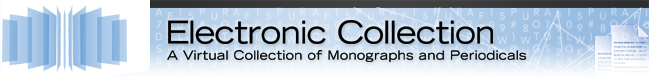 Banner: Electronic Collection: A Virtual Collection of Monographs and Periodicals