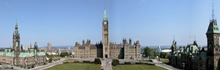 Vue panoramique de la Colline du Parlement