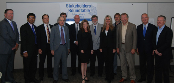 Photo of a group of people at the real property economic roundtable on in Calgary