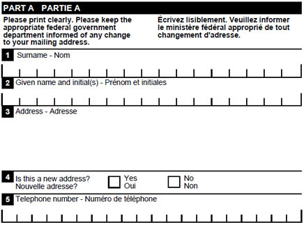 This image is a screen capture of Part A of the Europe enrolment form