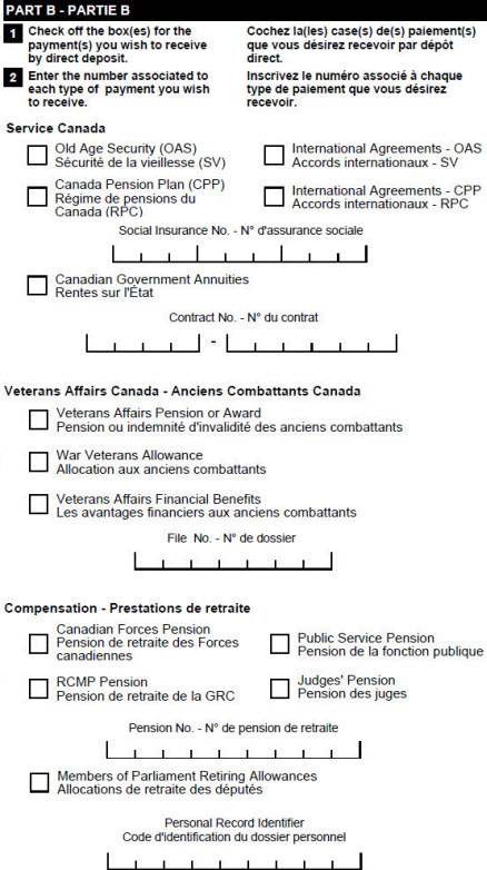 This image is a screen capture of Part B of the United Kingdom enrolment form