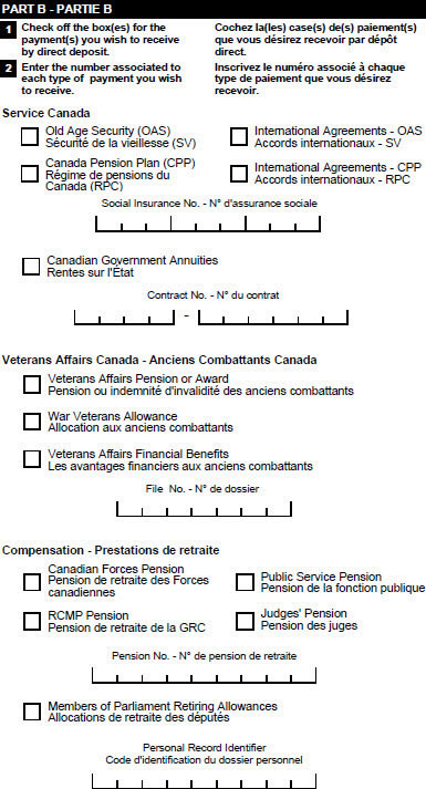 This image is a screen capture of Part B of the Mexico enrolment form