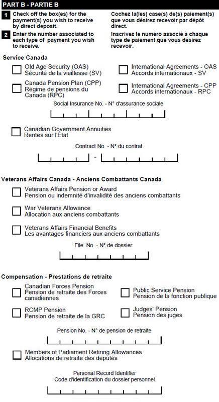 This image is a screen capture of Part B of the Norway enrolment form