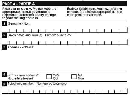 This image is a screen capture of Part A of the Philippines enrolment form