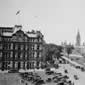 View of the General Post Office and Parliament Buildings from Union Station between 1920 - 1930. Source: Library and Archives Canada / Department of the Interior