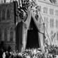 Laying the cornerstone of the Peace Tower on September 1st, 1919 by the Princes of Wales. Source: Library and Archives Canada / Topley Studio