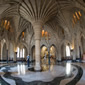 A view of the rotunda which is located inside the main entrance of the Center Block. Photographer: Jake Wright