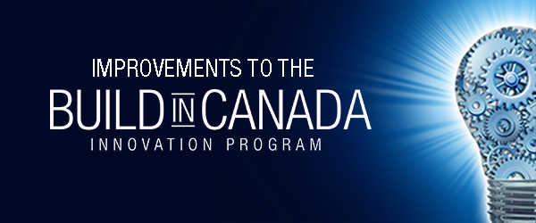 Improvements to the Build in Canada Innovation Program