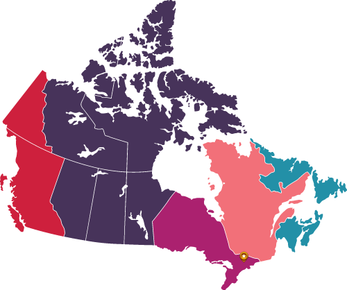 Carte du Canada