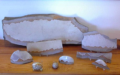 Scenic stone pieces