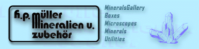 Mineralien + Zubehoer