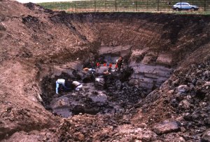 Excavation pit