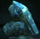 Blue coloured quartz