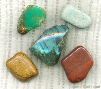 Various polished stones