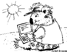 Computer Koala, illustration by Juliet Breese