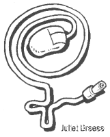 Computer cord/mouse: Illustration by Juliet Breese