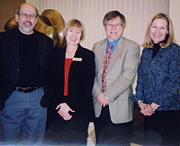 Photo : Doug Fischer, Nina Milner, Jim Burant, and Mary Jane Starr attending The Camera and the Capital Savoir Faire seminar.