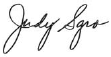 Signature of Judy Sgro