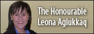The Honourable Leona Aglukkaq