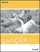 Diagnosis and Initial Treatment of Cancer in Canadian Children 0 to 14 Years, 1995-2000