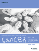 Diagnostic et traitement initial du cancer chez les adolescents de 15  19 ans au Canada, 1995-2000