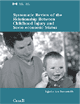 cover of Systematic Review Of the Relationship Between Childhood Injury and Socioeconomic Status.