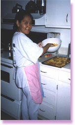 Participant cooking