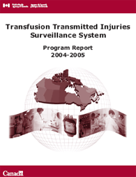 Transfusion Transmitted Injuries Surveillance System Program Report 2004-2005
