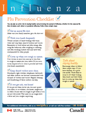 Flu Prevention Checklist  - cover image