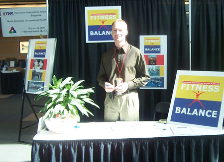 Fitness and Balance Committee Booth