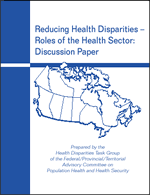 Reducing Health Disparities - Roles of the Health Sector: Discussion Paper