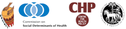 Logos: Health Systems Knowledge Network of the World Health Organisation's; Commission on Social Determinants of Health and the Regional Network for Equity in Health in East and Southern Africa (EQUINET)