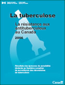 La tuberculose : La résistance aux antituberculeux au Canada - 2006