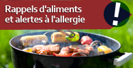 Rappels d'aliments et alertes  l'allergie