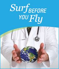 Surf before you fly