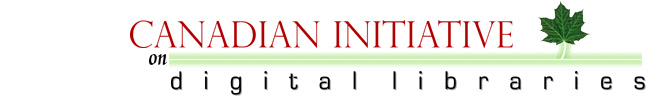 Banner: Canadian Initiative on Digital Libraries
